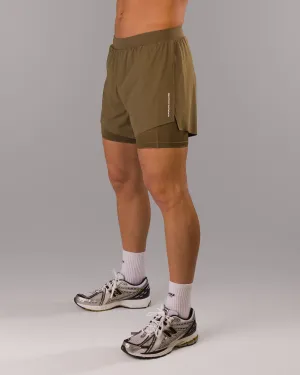 Flex Short - Carob Running Shorts Gentle On Skin