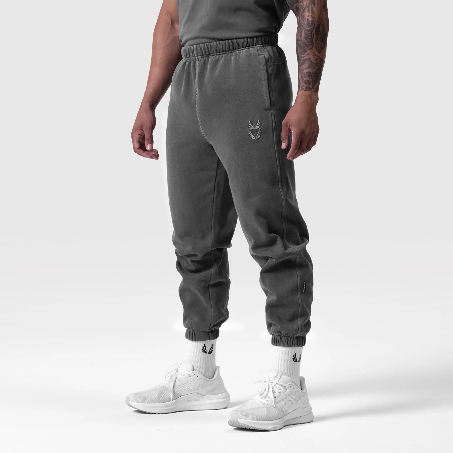0922. Tech Essential? Sweats - Faded Grey SturdyBeltLoops