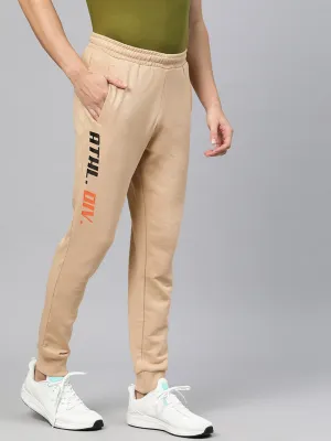Alcis Men Typography Regular Fit Joggers QuickDryTech