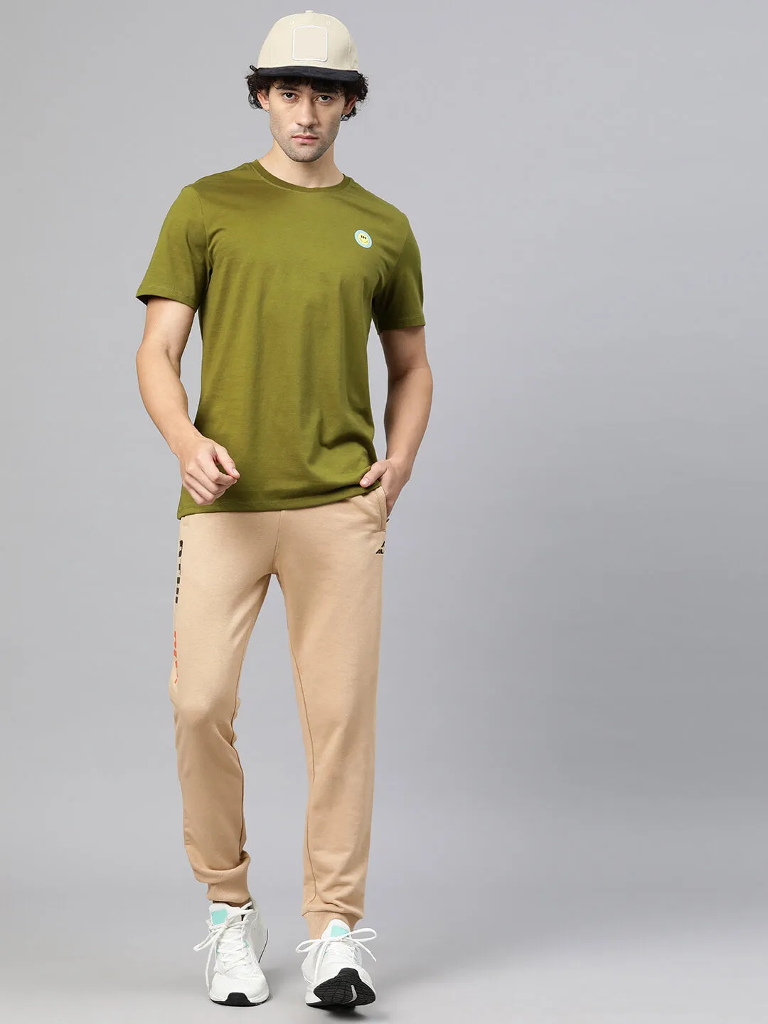 Alcis Men Typography Regular Fit Joggers Smooth Fabric
