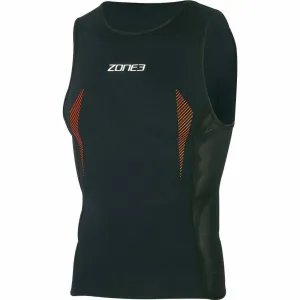 Zone3 Swim-Top Mens Sleeveless Top - Black Fresh Vibes