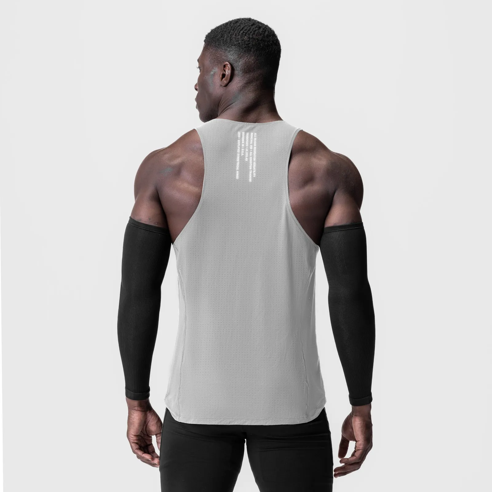 0949. Laser-Vent? Singlet Tank - Slate Grey RapidCharging Compatibility High Energy Return Fabric