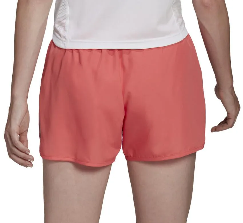 Eco Friendly Fabric Versatile Layering Capability adidas 4 Inch Womens Running Shorts - Pink