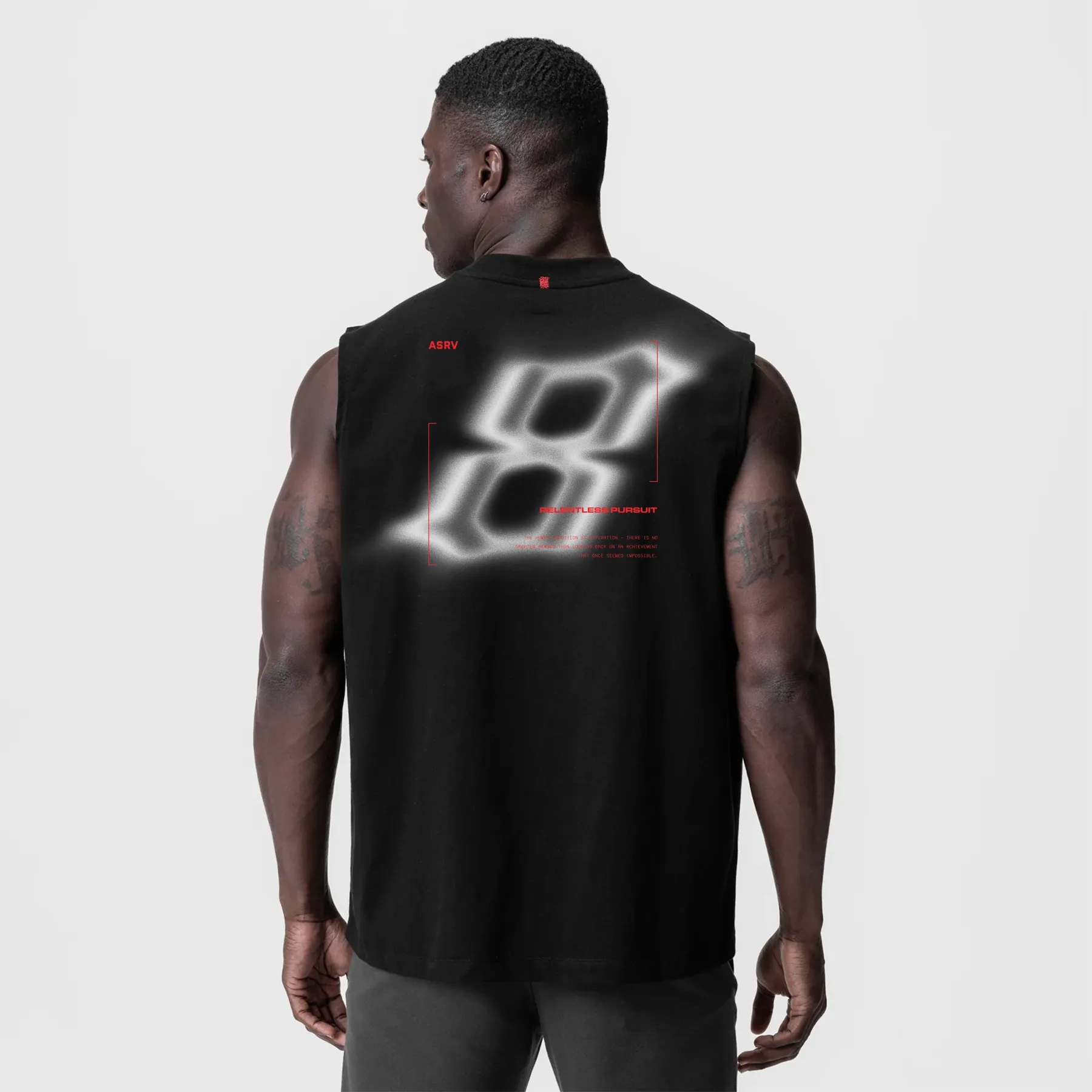Soft Touch 0807. Tech Essential? Relaxed Cutoff - Black "Infinite Mindset"