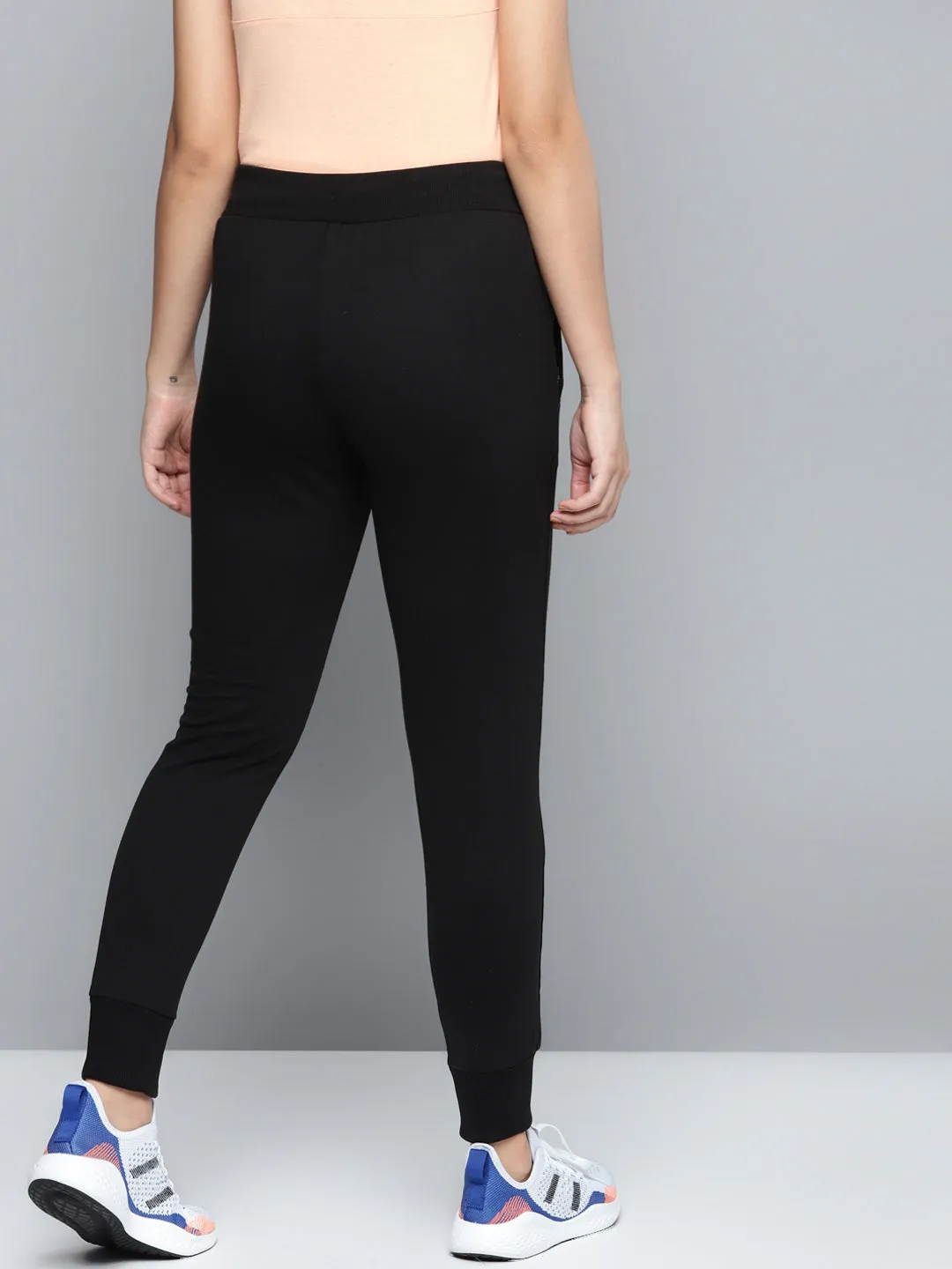 Office Friendly Alcis Women Black Solid Joggers