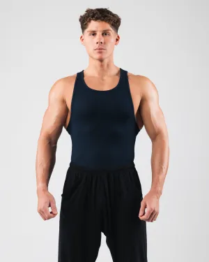 Zero Ribbed Tank 2pk - Navy Adaptive Torso Compression