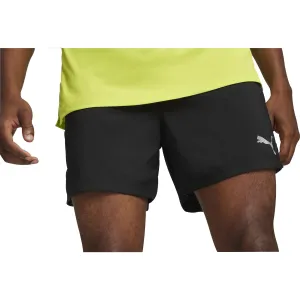 Quick Dry Technology Street Style Puma Run Favourite Velocity 5 Inch Mens Running Shorts - Black