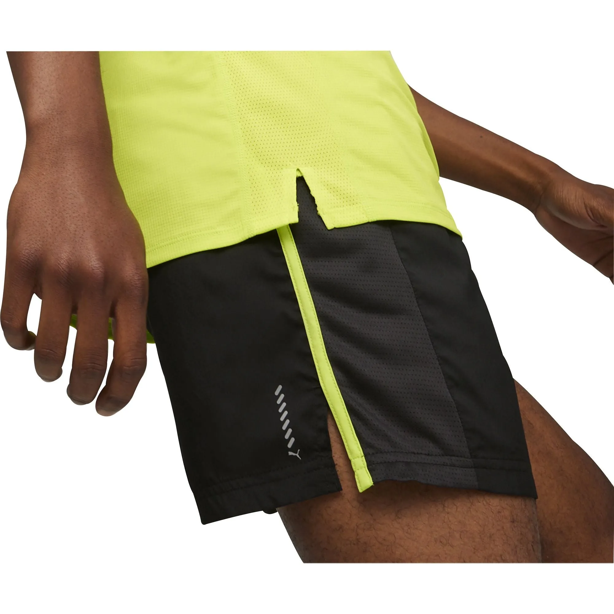 Breathable fabric Puma Run Favourite Velocity 5 Inch Mens Running Shorts - Black