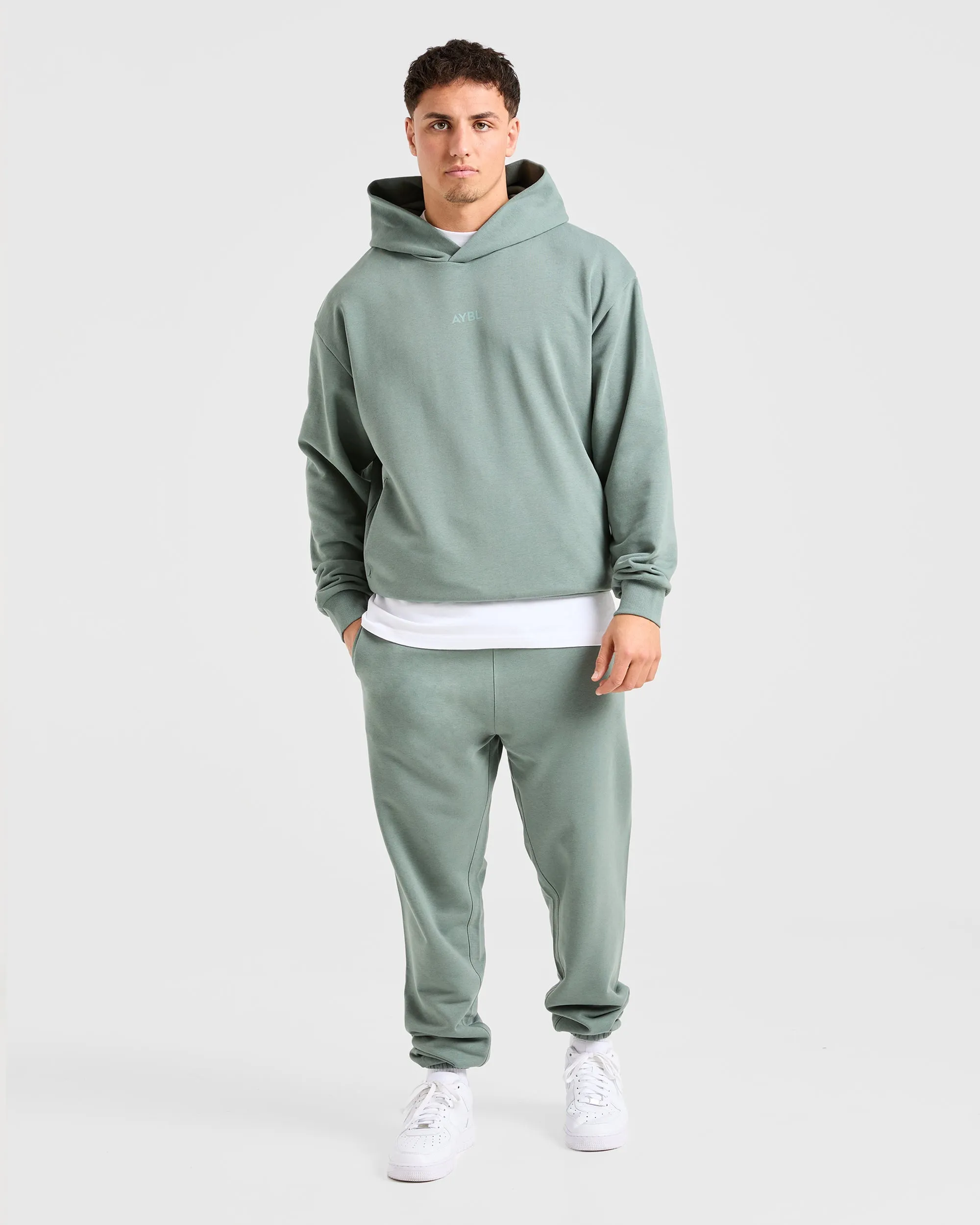 Craft Oversized Hoodie - Vintage Sage Eco-Friendly Fabric
