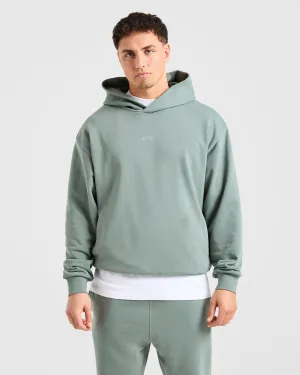 Christmas wear Ergonomic Seams Craft Oversized Hoodie - Vintage Sage