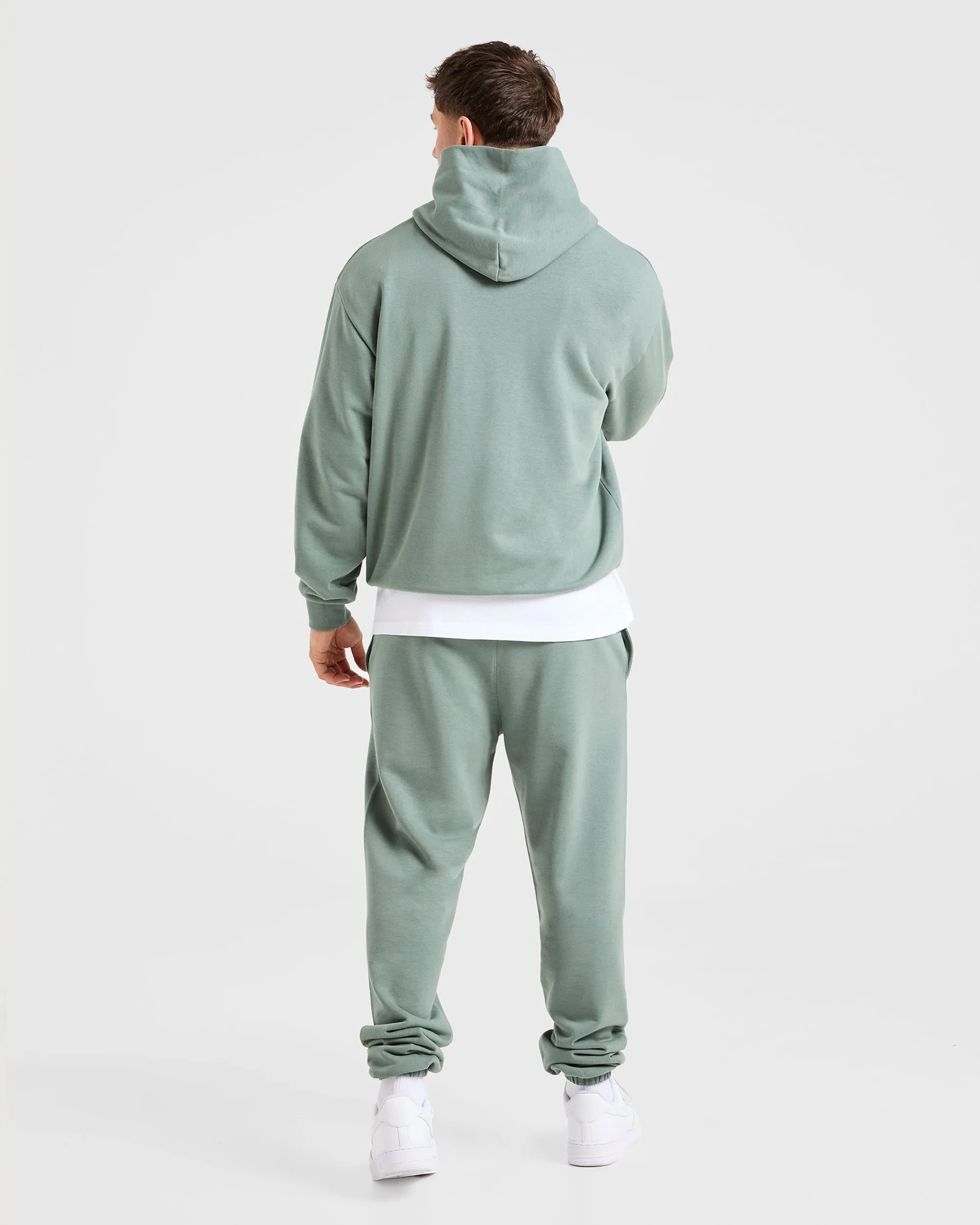 Craft Oversized Hoodie - Vintage Sage Double Welded Pockets
