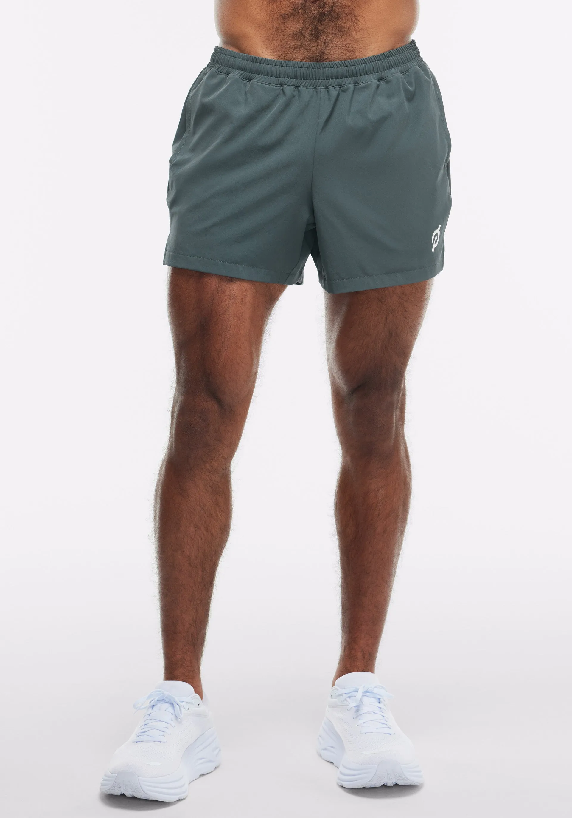 Simple Comfort Rubberized Grip Waistband 5" Lined Training Short