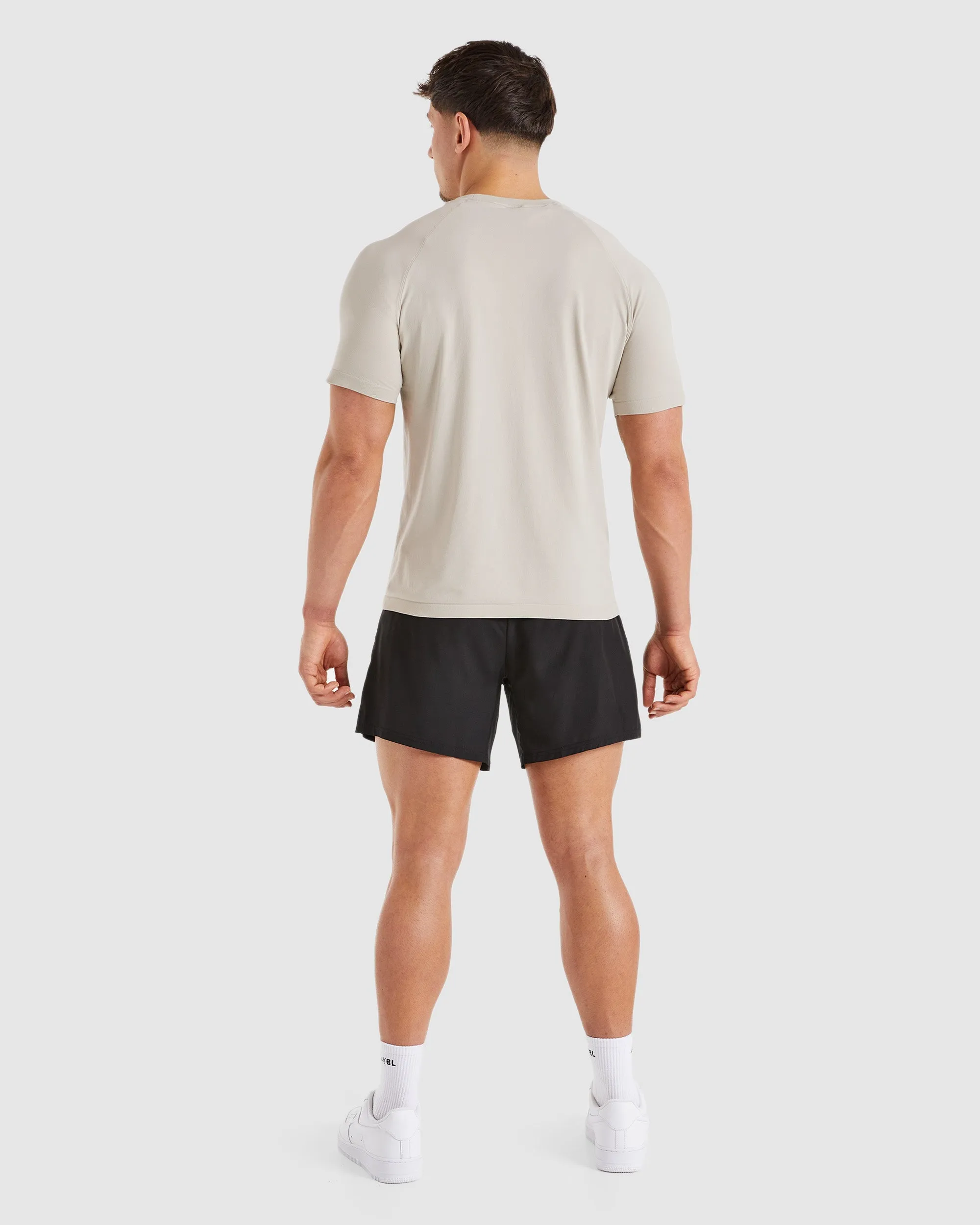 Ascend Seamless T Shirt - Ice Grey Trendy Fashion
