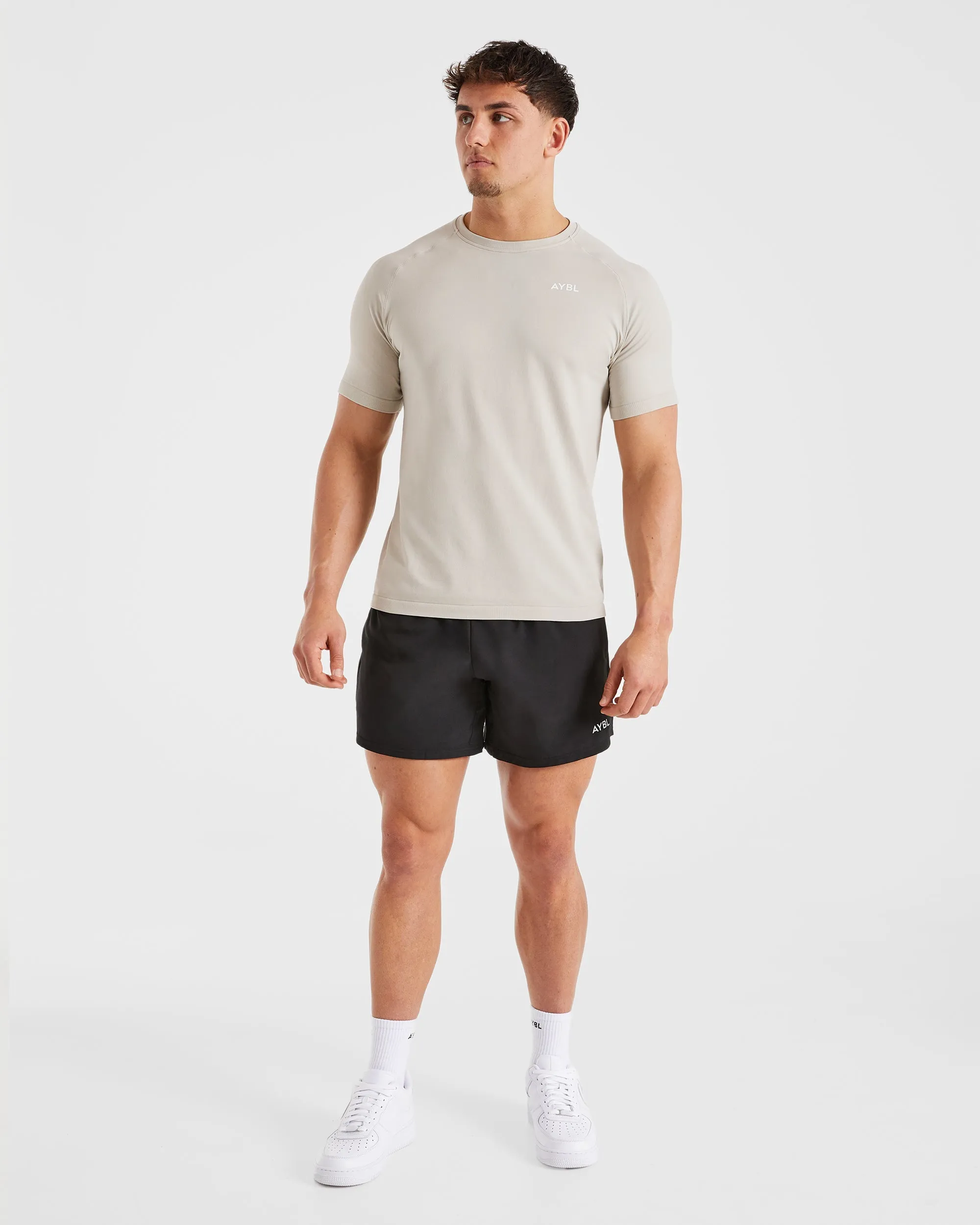 Chic Look Ascend Seamless T Shirt - Ice Grey