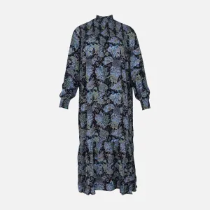 N LADIES LEAF WOVEN DRESS LayeredConstruction