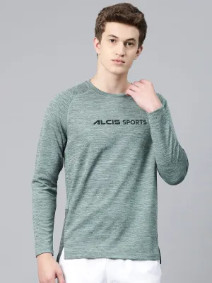 Alcis Men Typography Printed Dry Tech Slim Fit T-shirt Teen Fresh Sustainable production