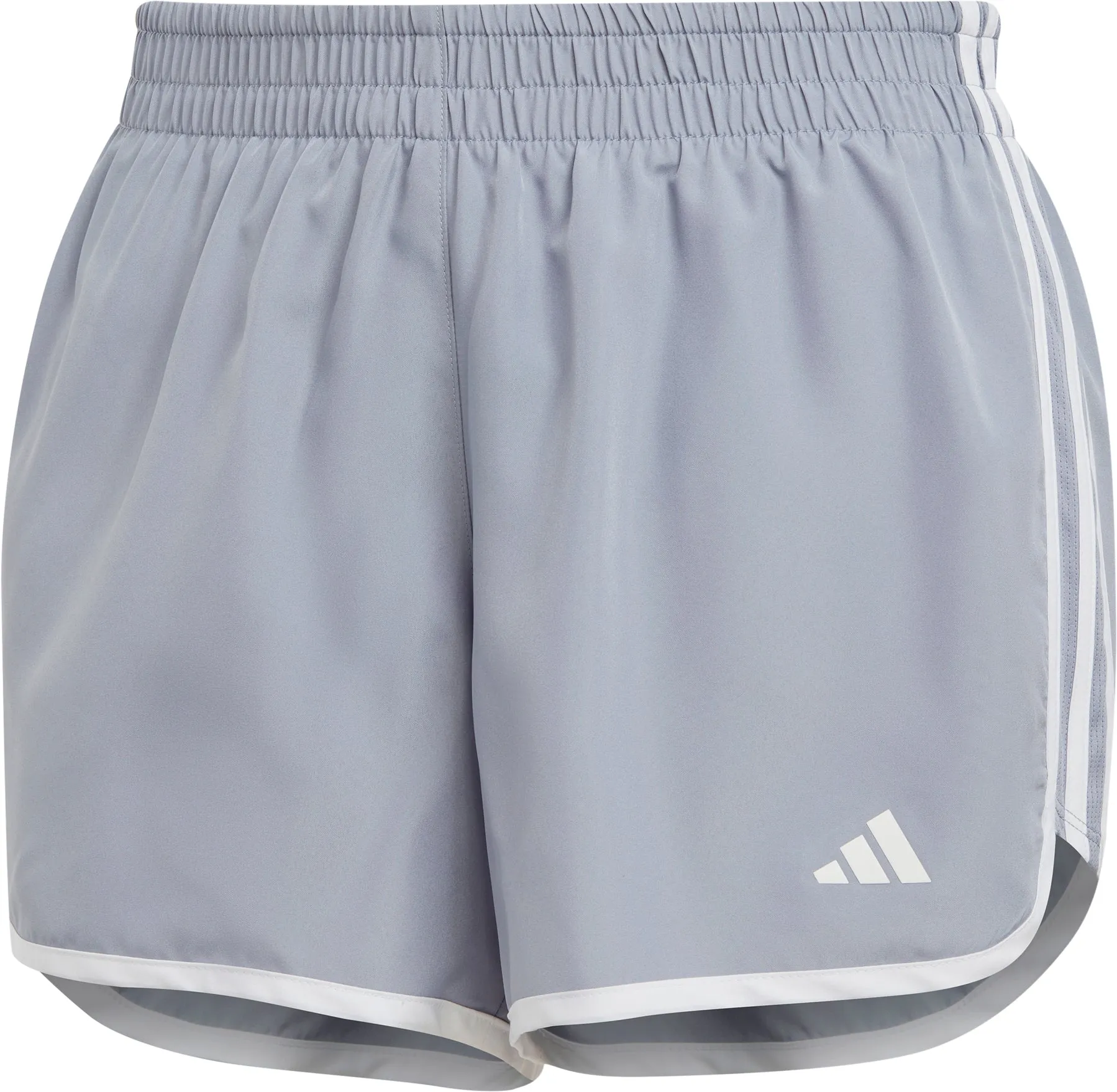 adidas 3 Inch Marathon 20 Womens Running Shorts - Grey Collectible FasteningLoops