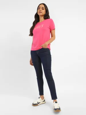 Women's 710 Navy Blue Skinny Fit Mid Rise Jeans Brunch Outfit Classic Wear Luxury Work Ready Neutral