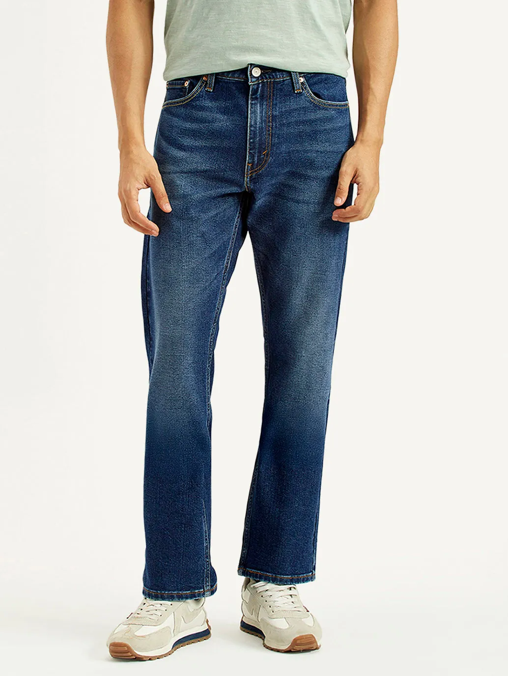 Men's 513 Light Indigo Slim Straight Fit Mid Rise Jeans Light Comfort