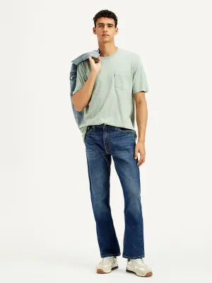 Men's 513 Light Indigo Slim Straight Fit Mid Rise Jeans Comfy Option Standard Piece