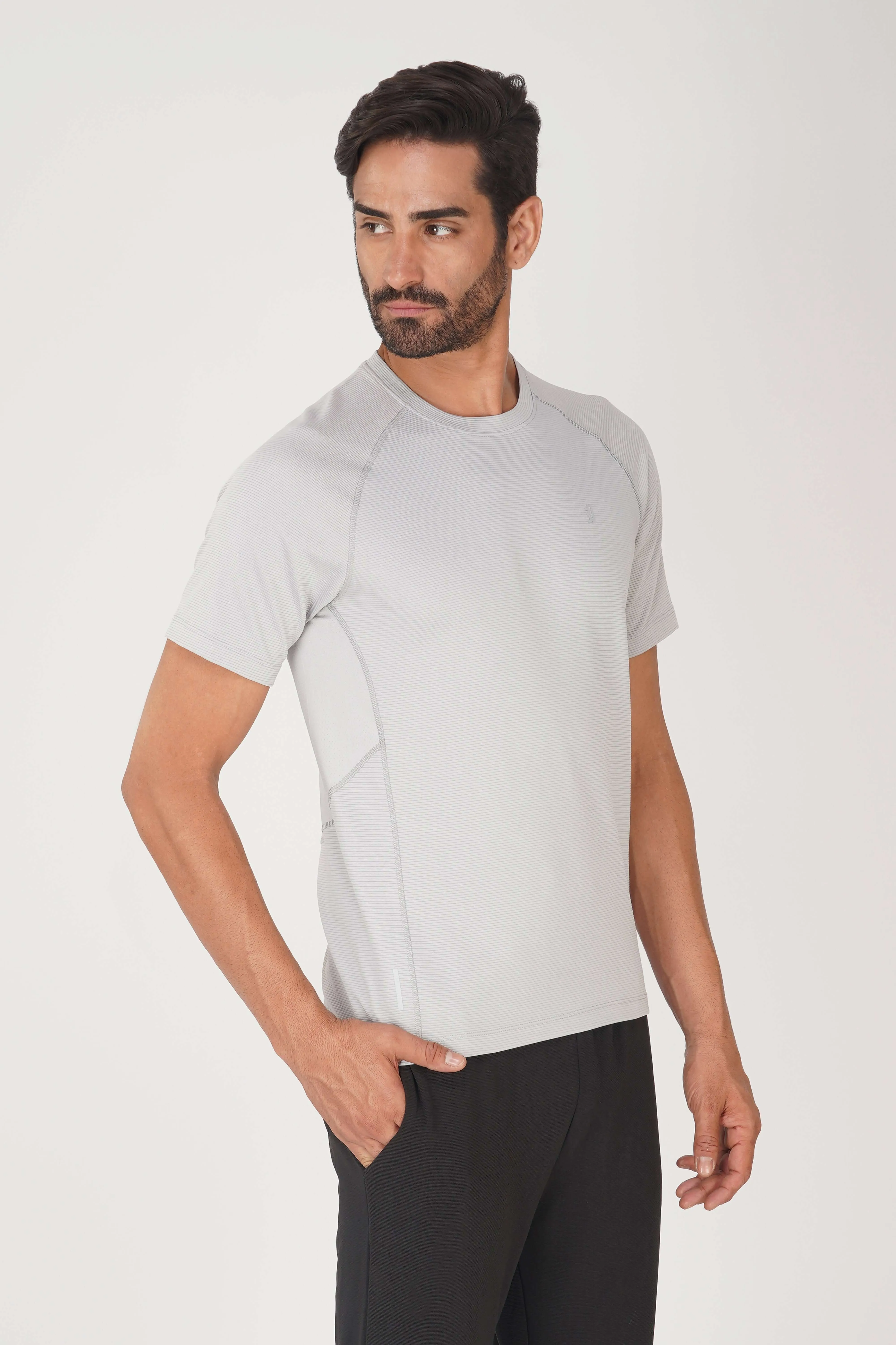 Jewel tone Travel Proof Men LightMesh Reflective Tshirt