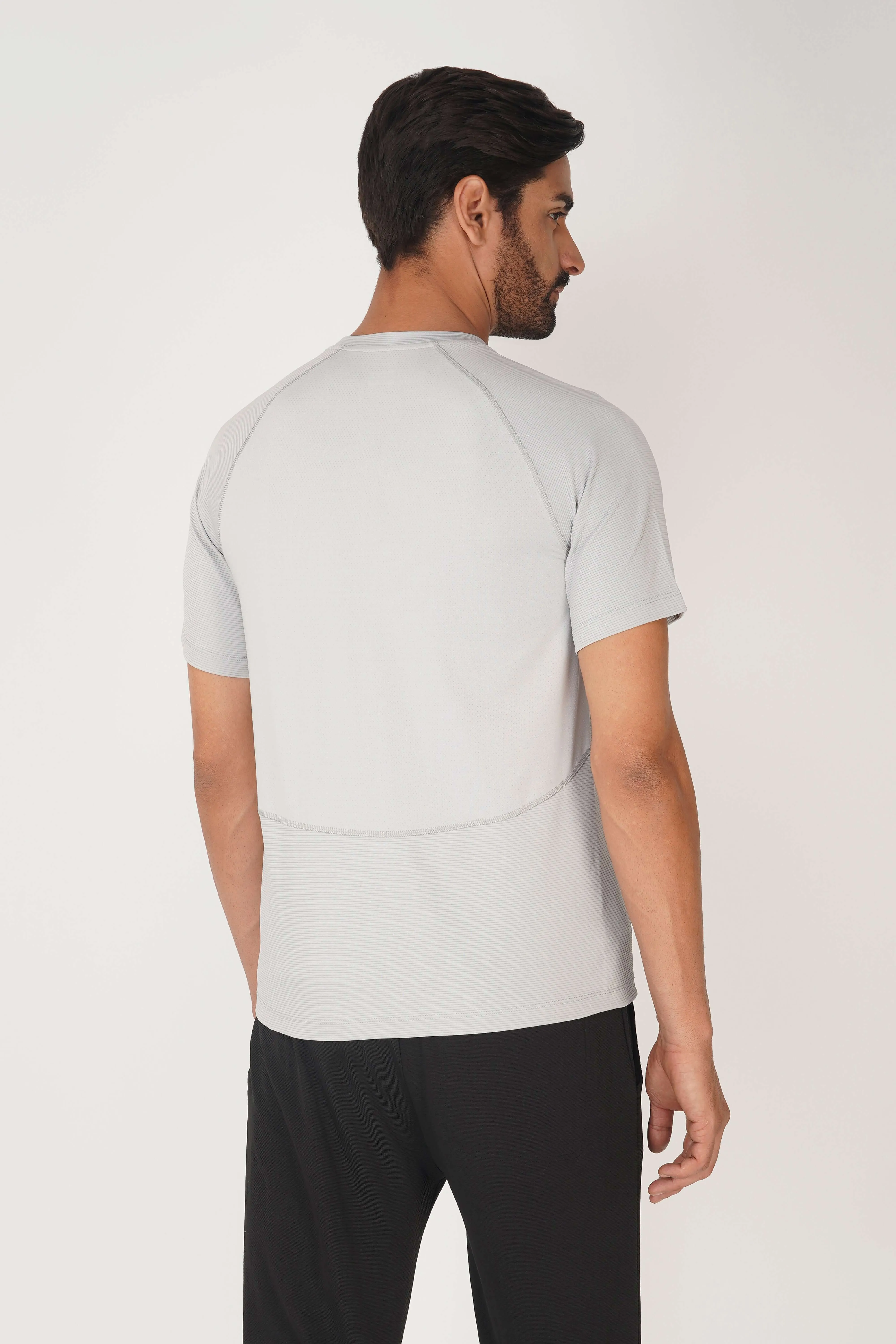 Antibacterial Treatment Youth Glow Men LightMesh Reflective Tshirt