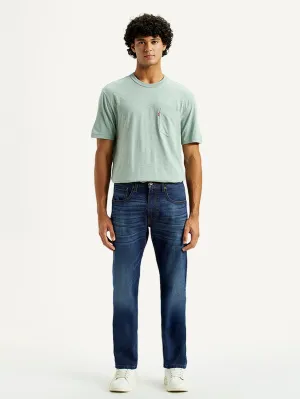 Men's 513 Dark Indigo Slim Straight Fit Mid Rise Jeans Multi Season Piece
