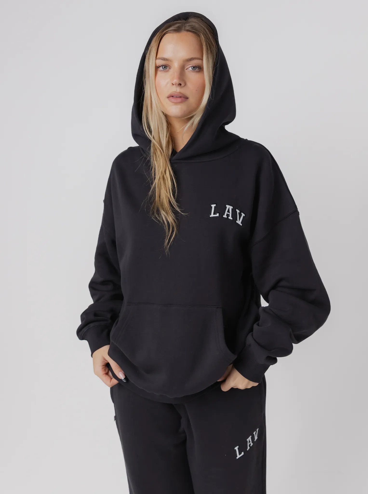 Everyday apparel Anti Fade Technology Applique Hoodie