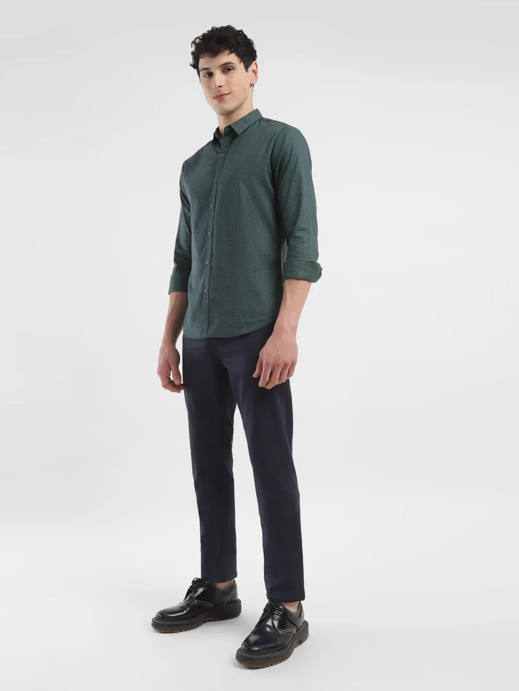 Men's Redloop 511 Navy Blue Slim Fit Mid Rise Jeans Light Fabric Softened Lining