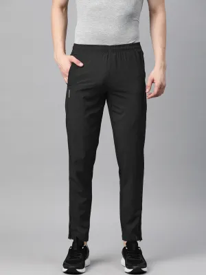 Basic Look Flexible Knee Articulation Alcis Men Dry Tech Slim Fit Sports Track Pants with Reflective Detail