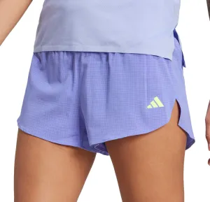 All Day Layered Panel Design adidas Adizero Gel Womens Running Shorts - Blue