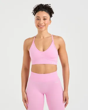 Functional seams Secure fit Adapt Seamless Sports Bra - Spring Pink