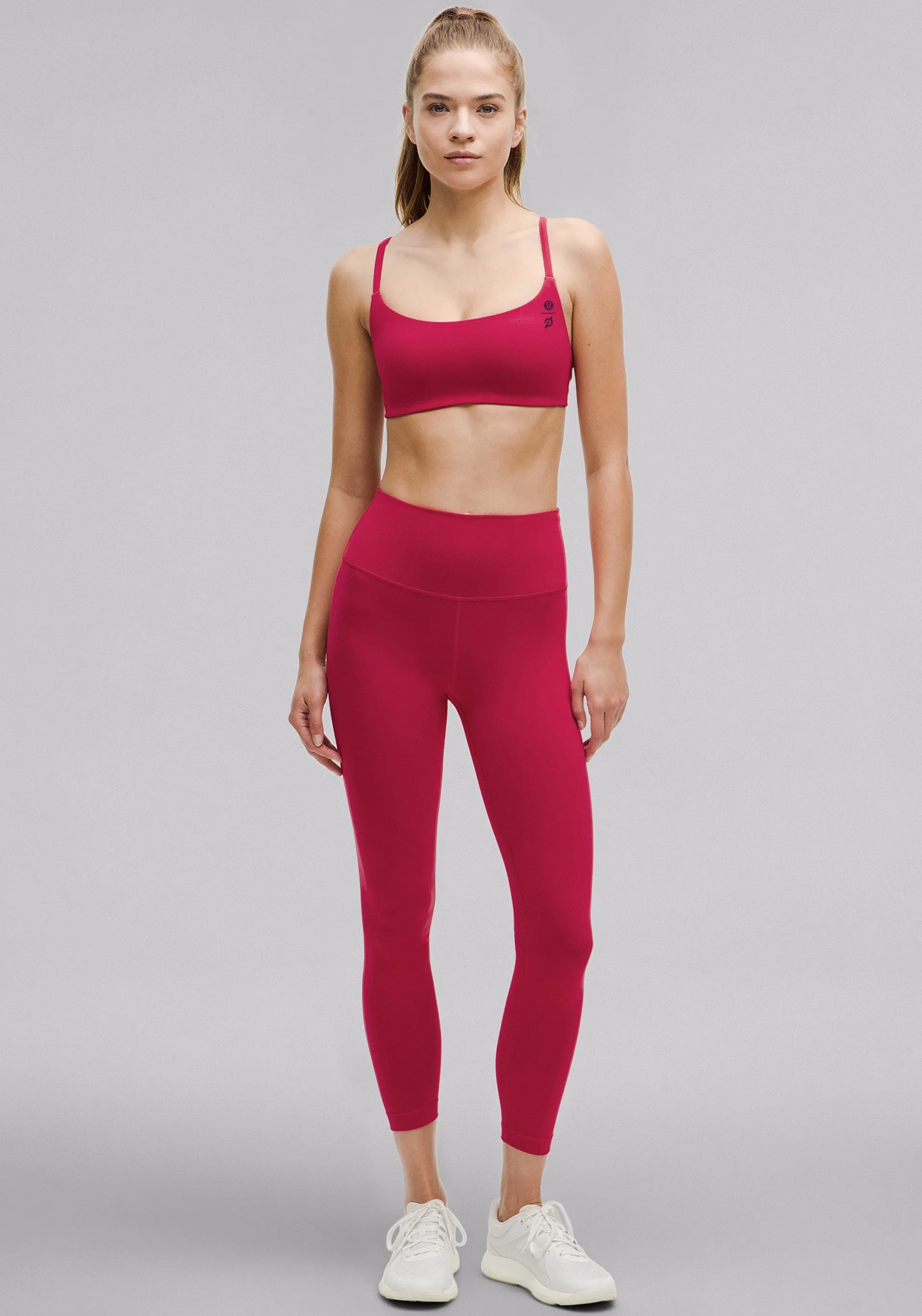 Breathable Lining Wunder Train Strappy Racer Bra | Light Support, A/B Cup