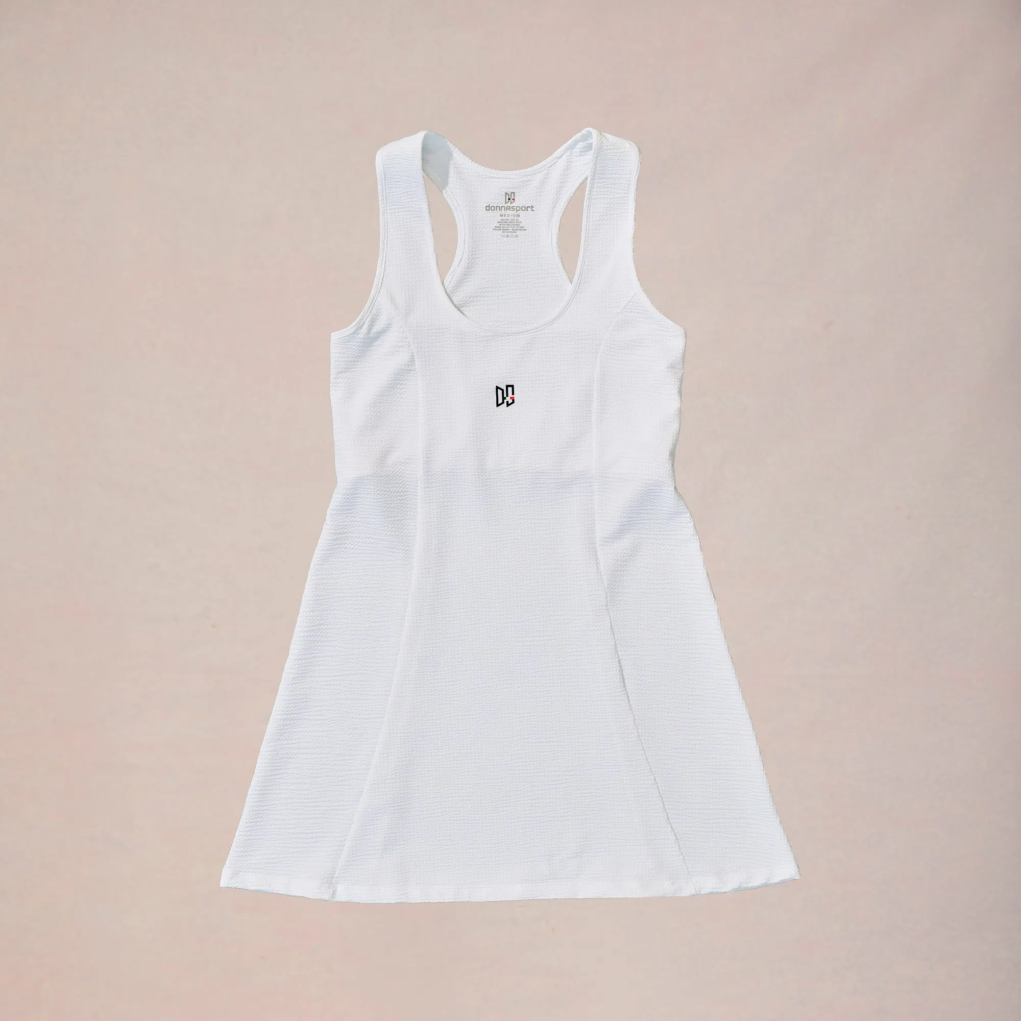 Shopping Sharp Breathable Traveler DonnaSport Le Club Waffle Dress - Bianca