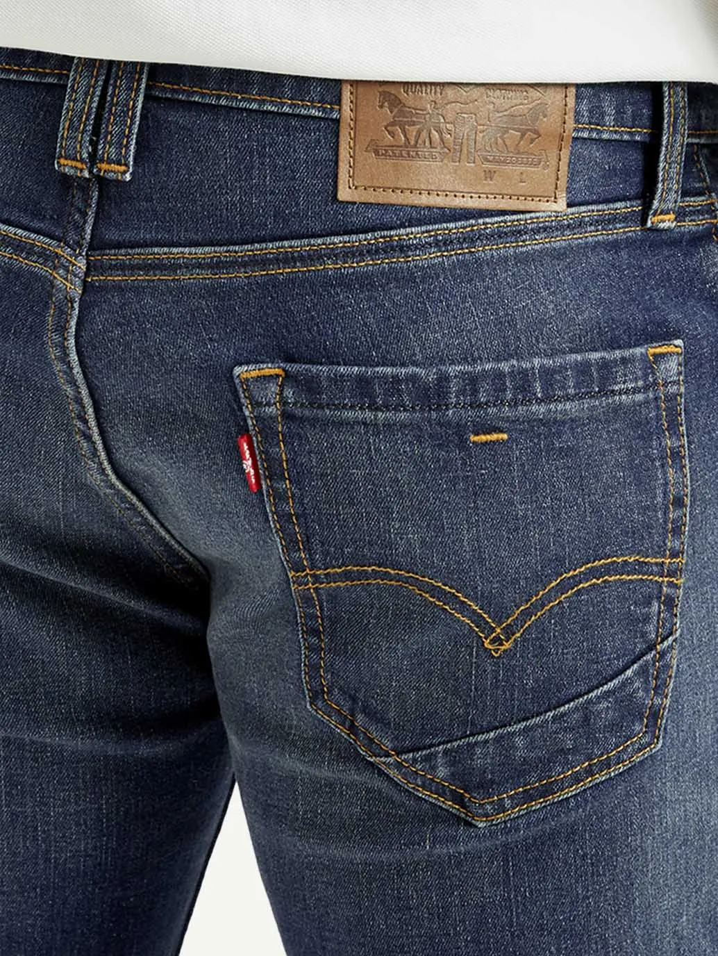 Modern Casual Men's Tinted 511 Med Indigo Slim Fit Mid Rise Jeans