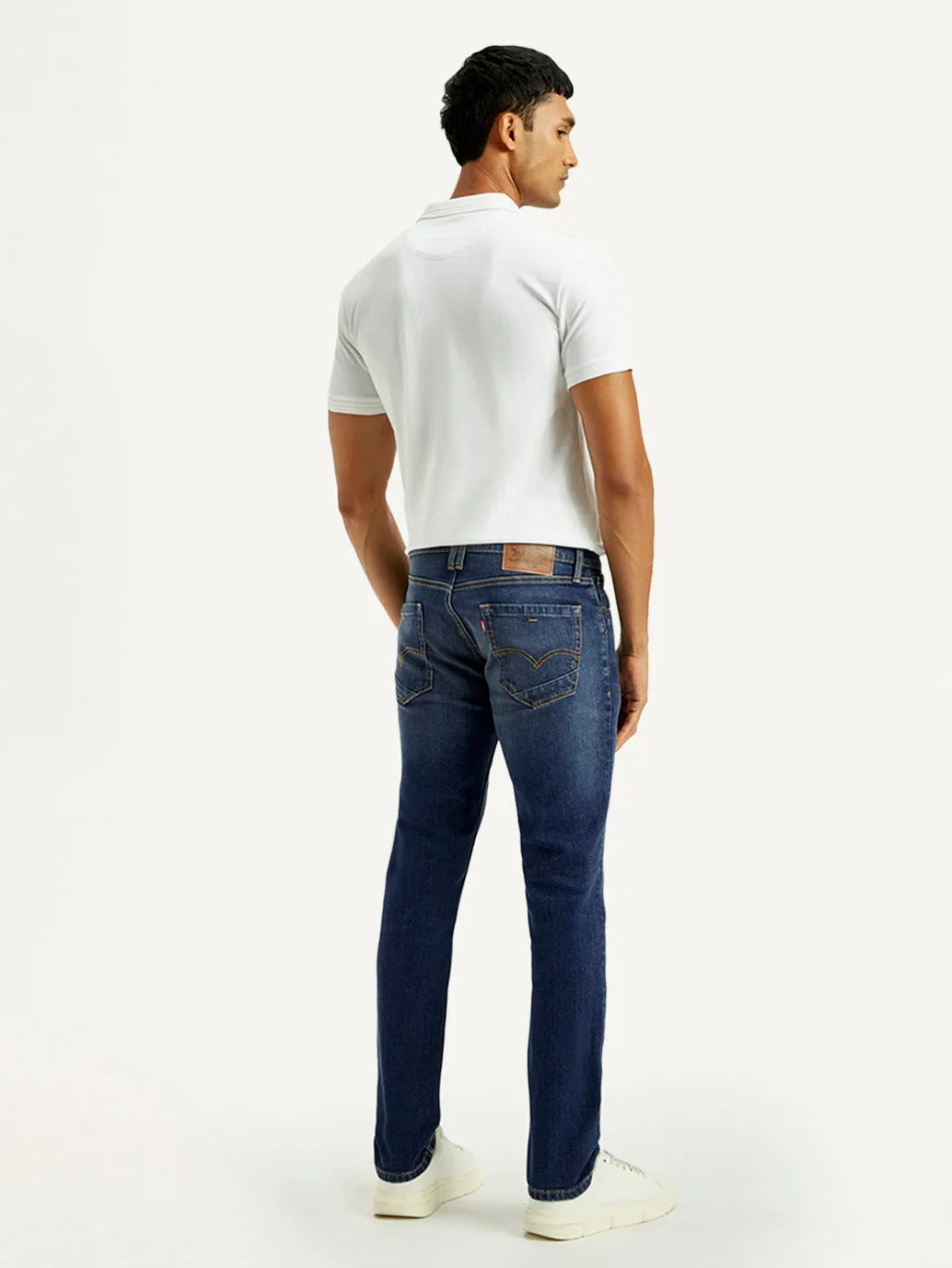 Adaptive Look Men's Tinted 511 Med Indigo Slim Fit Mid Rise Jeans