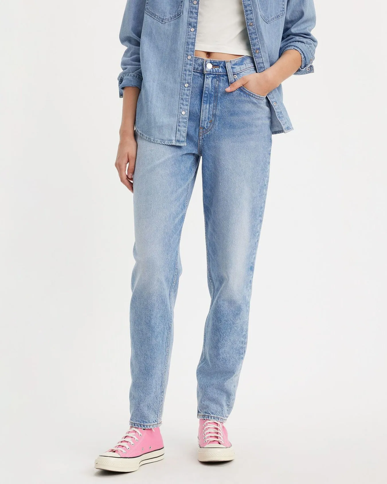 Move With Ease Pre Shrunk Material Levi's? Womens 80's Mom Jean - How's My Driving