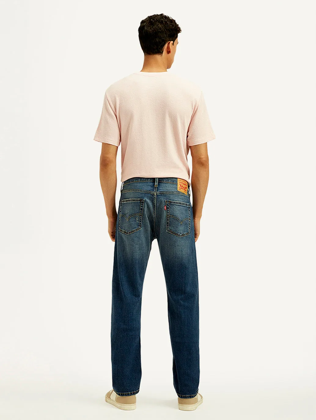 Men's Tinted 513 Med Indigo Slim Straight Fit Mid Rise Jeans Rainy Day Chill Outfit Nature Lover Subtle design