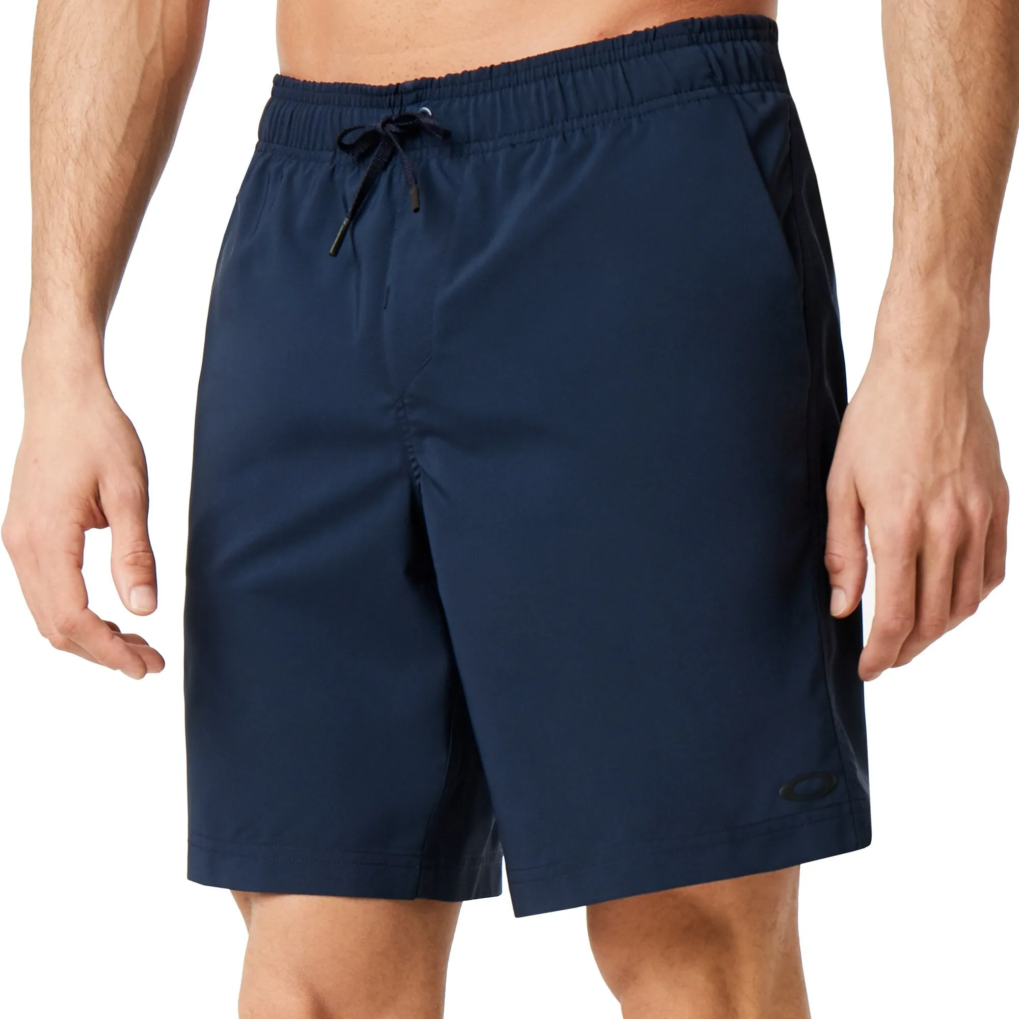 Nautical-Themes Durable Elastic Edging Oakley Ace Volley 18 Inch Mens Swim Shorts - Blue