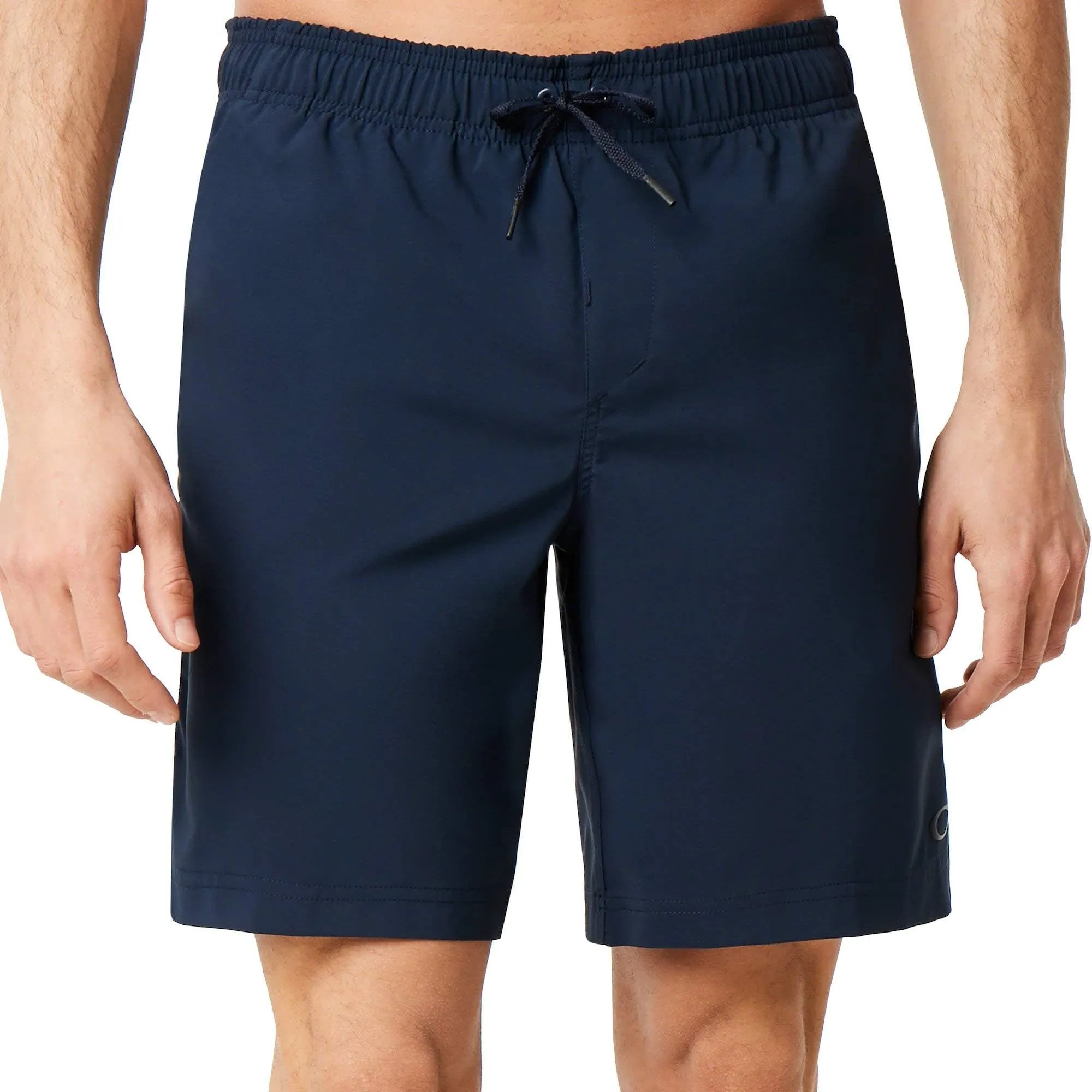 Oakley Ace Volley 18 Inch Mens Swim Shorts - Blue Elastic-Waist Full Coverage