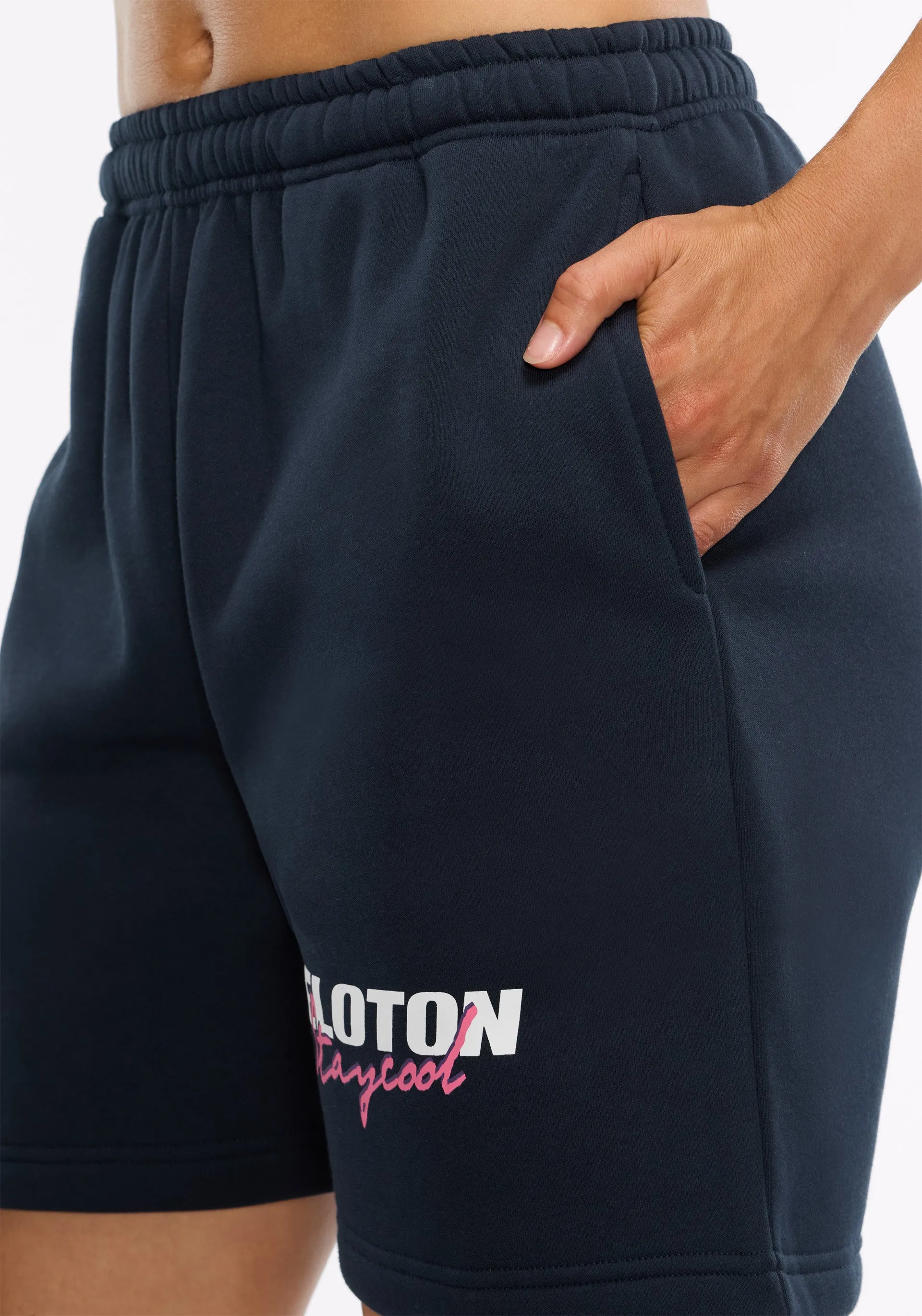 Wide-leg cut Peloton x STAYCOOL Logo Shorts