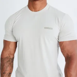 Vanquish Essential Stone Slim Fit Short Sleeve T Shirt crew neck