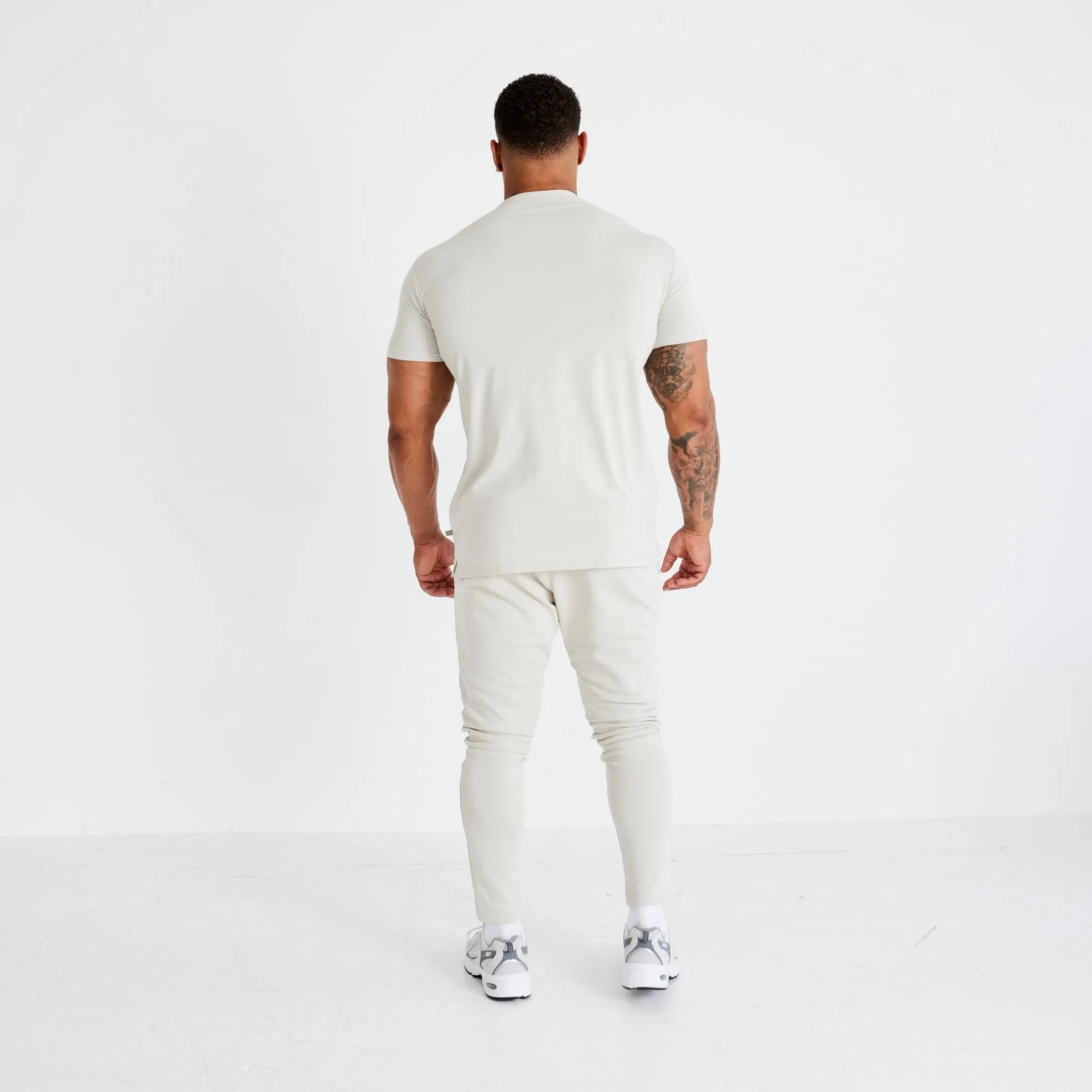 PreShrunkCotton Vanquish Essential Stone Slim Fit Short Sleeve T Shirt