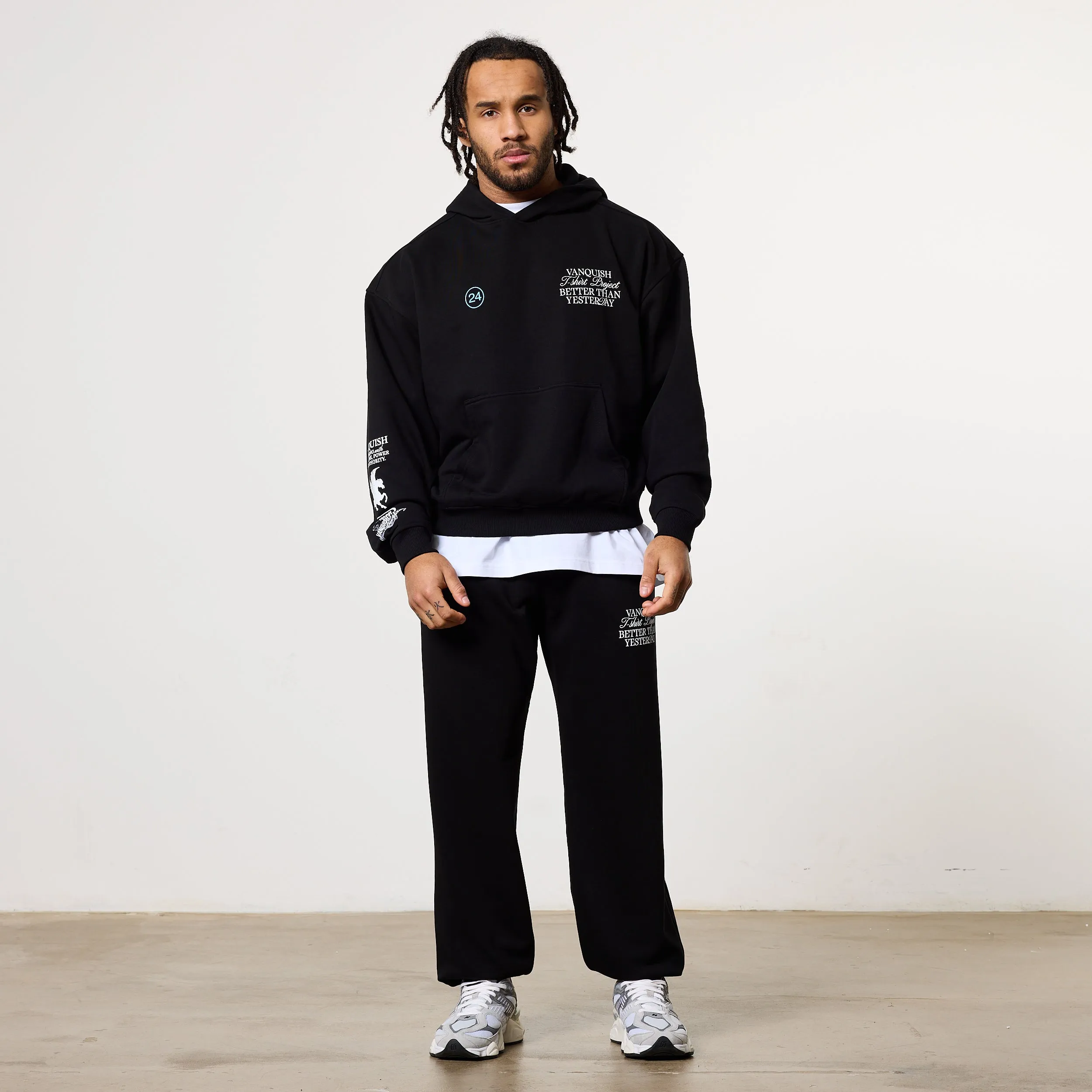 Vanquish TSP 2024 Collective Black Oversized Hoodie Beaver like Flexible Hood Structure