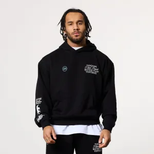 Smooth Zipper Glide Sport Mode Vanquish TSP 2024 Collective Black Oversized Hoodie