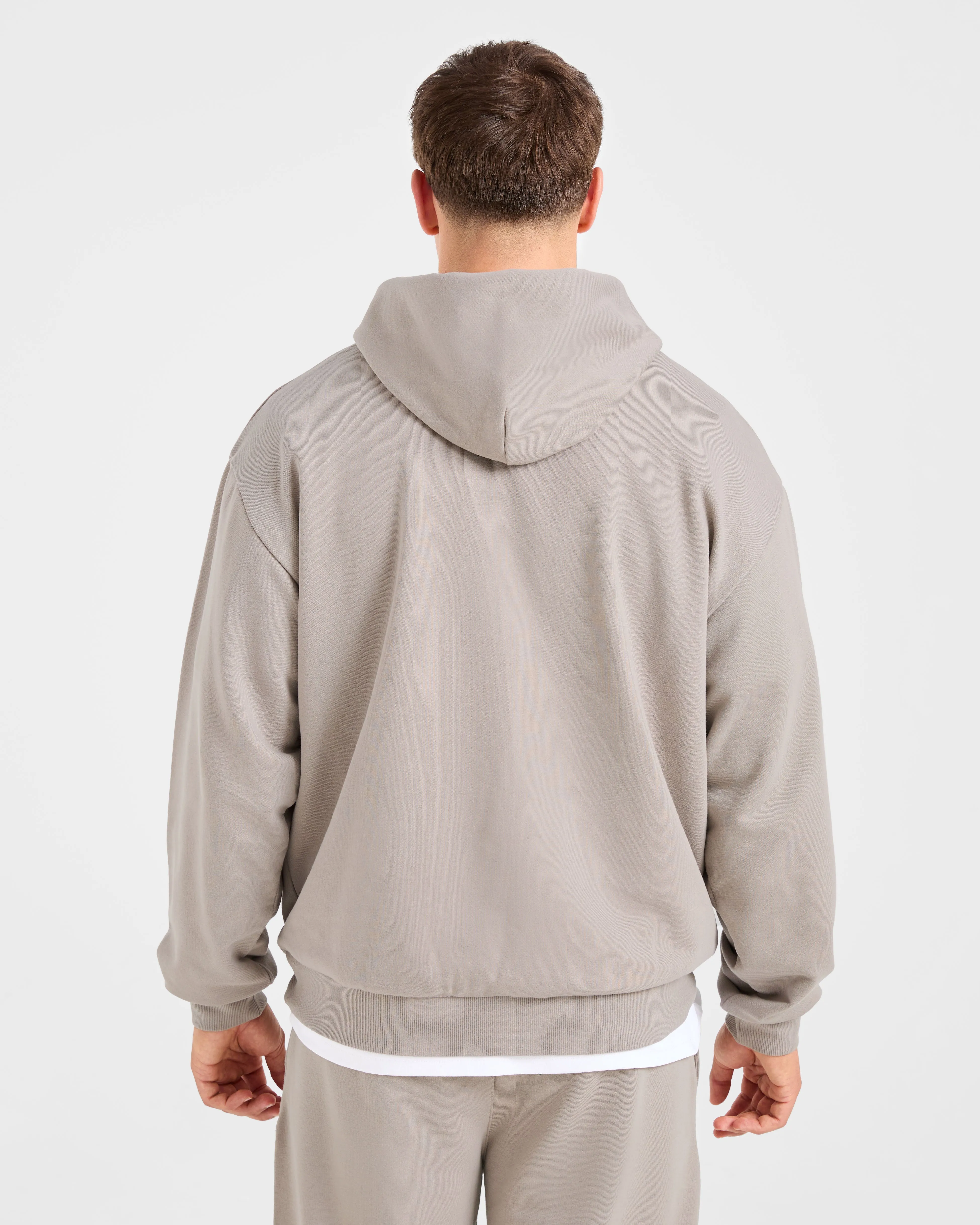 Trend Style Trend Vibe Craft Oversized Hoodie - Fog