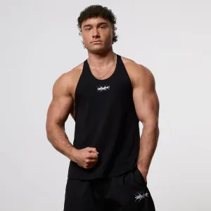 Vanquish x DT Lift Heavy Black Stringer Vest Reinforced Hemline TexturedWeavePattern