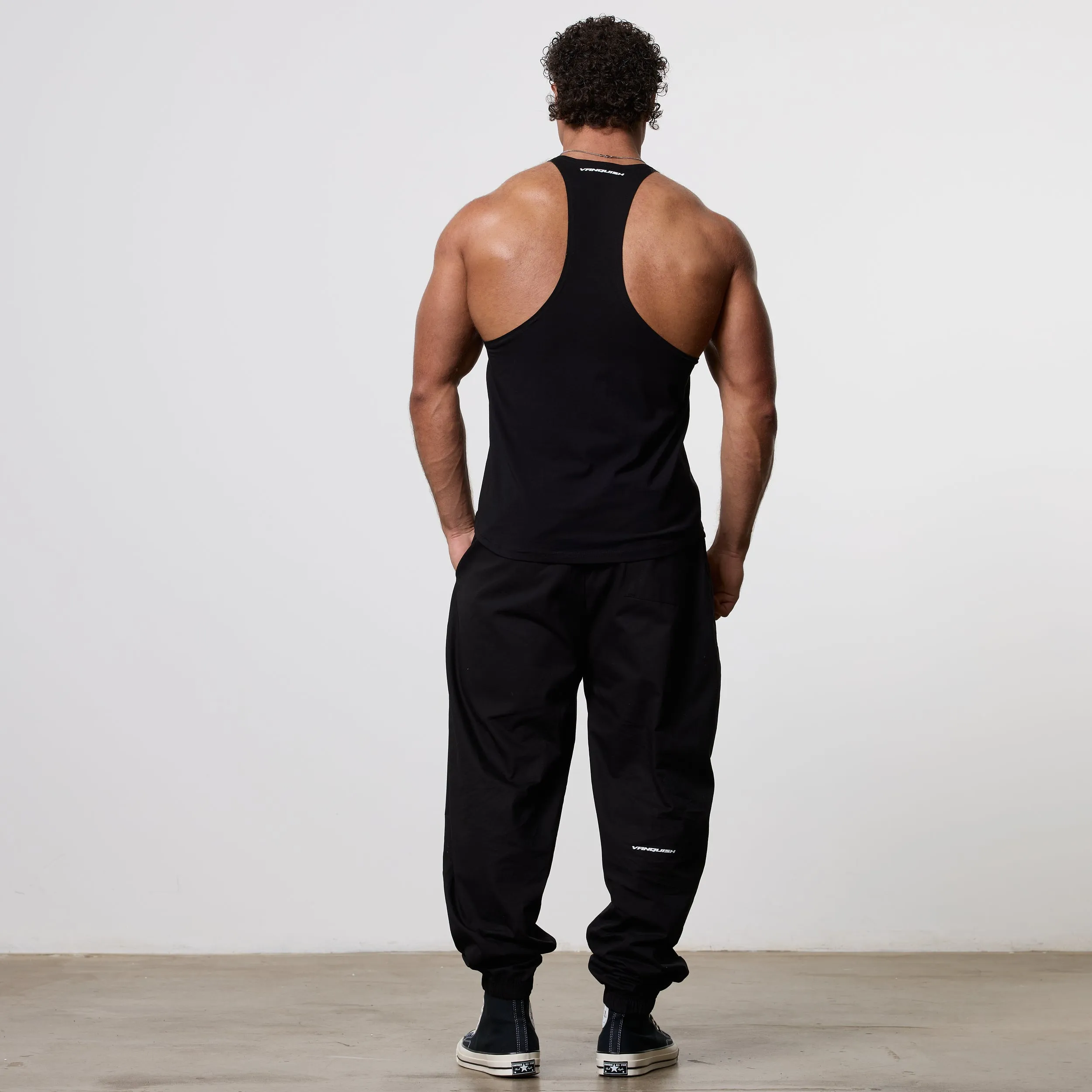 Vanquish x DT Lift Heavy Black Stringer Vest Classic Style Trend