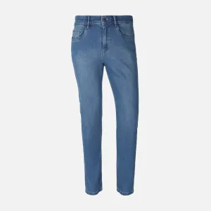 MEN PANTS JEANS REGULAR FIT Flexible Waistband Construction