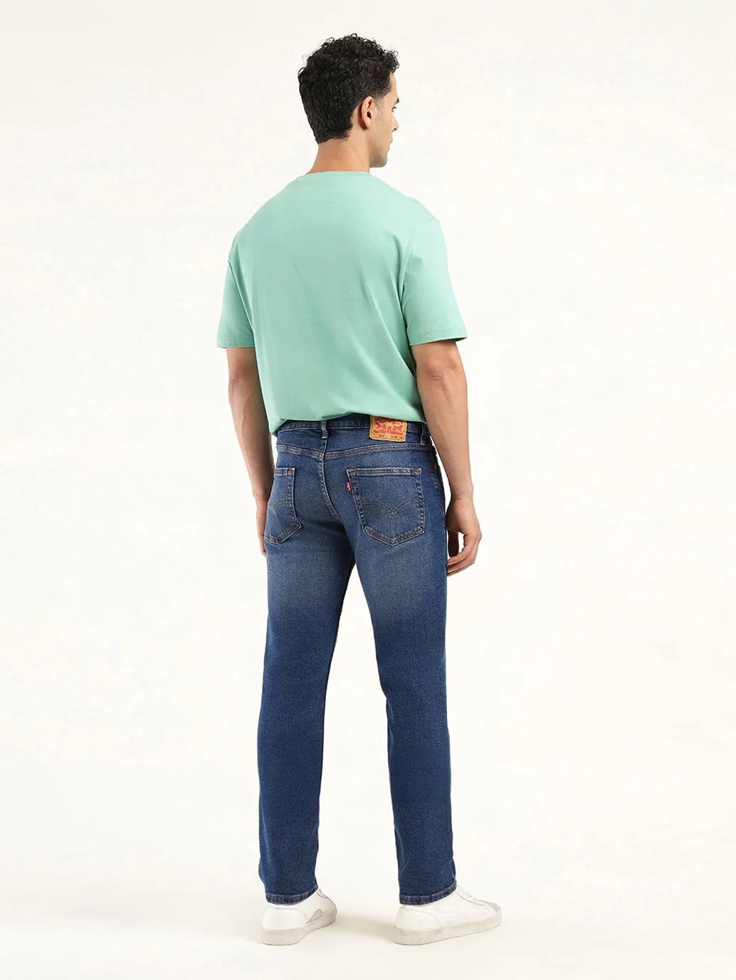 Traveler Gear Brunch Outfit Casual Friday Men's 511 Indigo Slim Fit Mid Rise Jeans